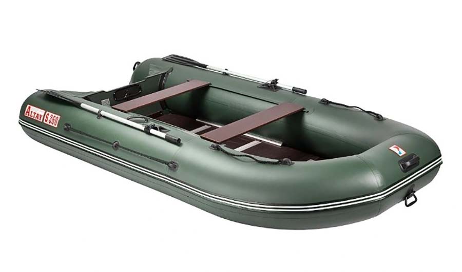 Надувная лодка ПВХ Алтай S360 баллон 47см!!!