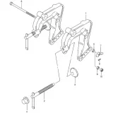 Зажимной кронштейн (кронштейн транца)