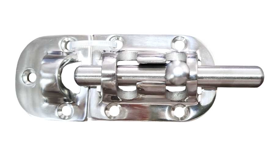 Шпингалет 90х39 мм, нержавеющая сталь