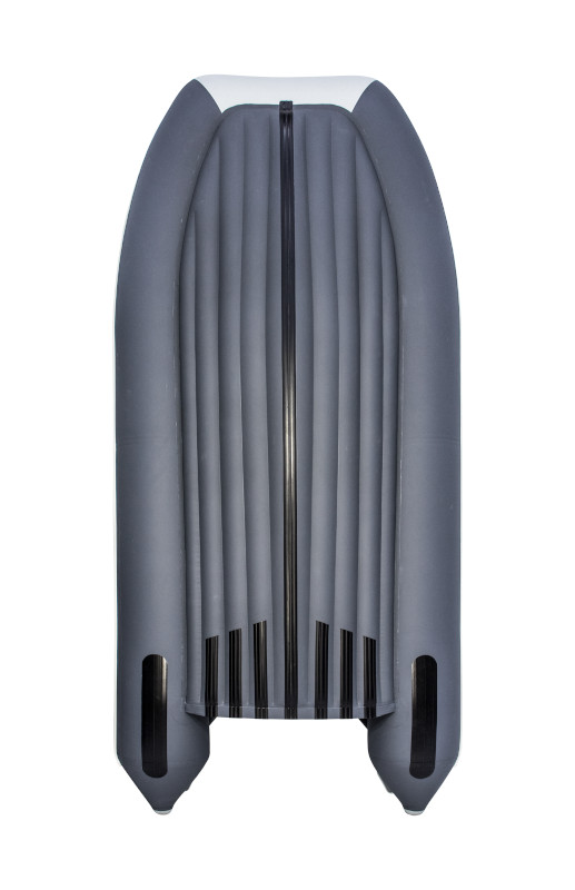 Надувная лодка ПВХ Таймень LX 3600 НДНД графит/светло-серый (надувное дно)