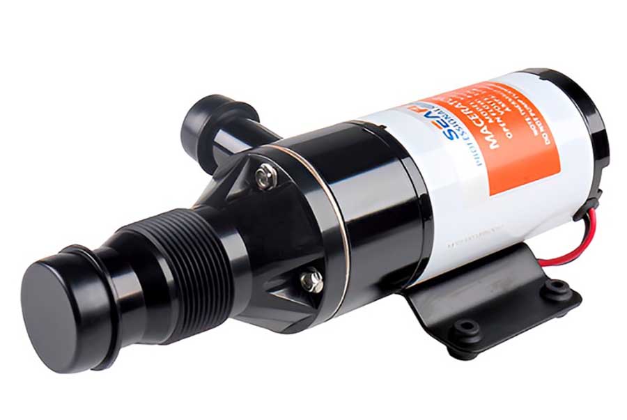 Помпа туалетная SeaFlo с мацератором 45 л/мин, 24 В