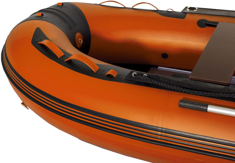 Надувная лодка ПВХ СМарин SDP Max 330, оранжевый/черный