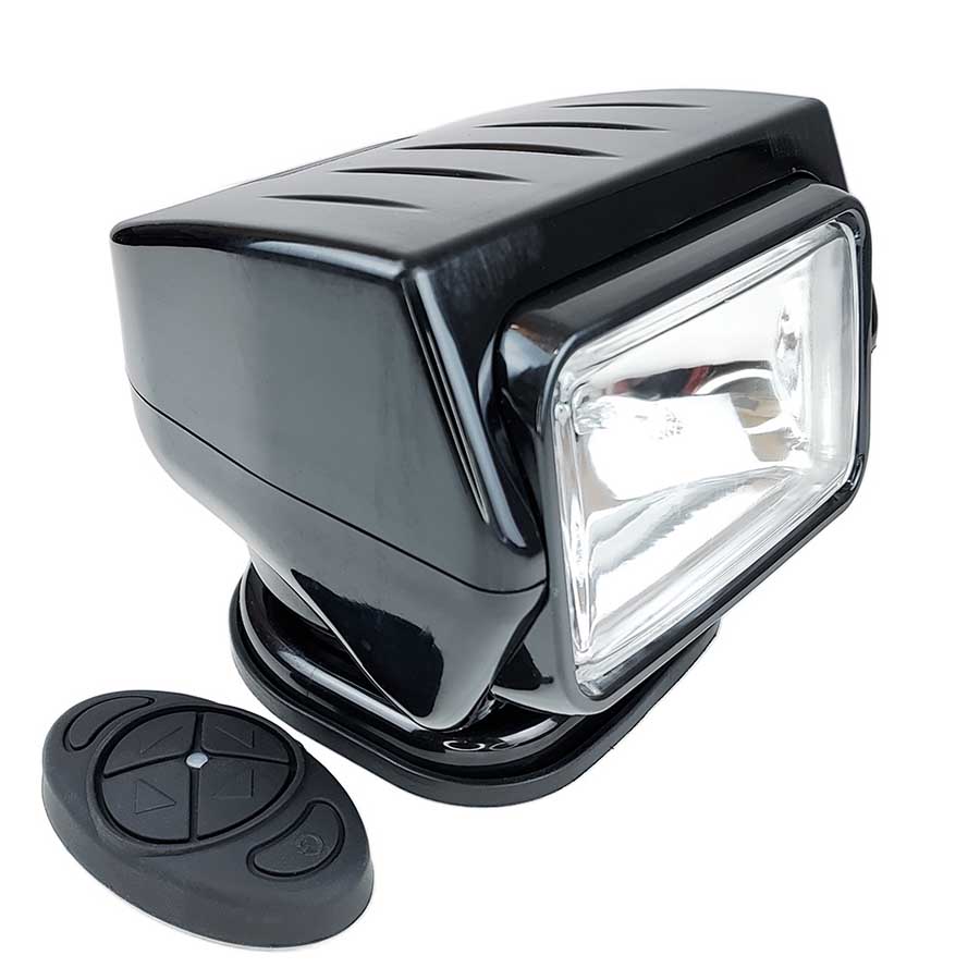 Фара-искатель галогеновая с Д/У, 65 Вт, 1400 лм, 12 В, черный корпус