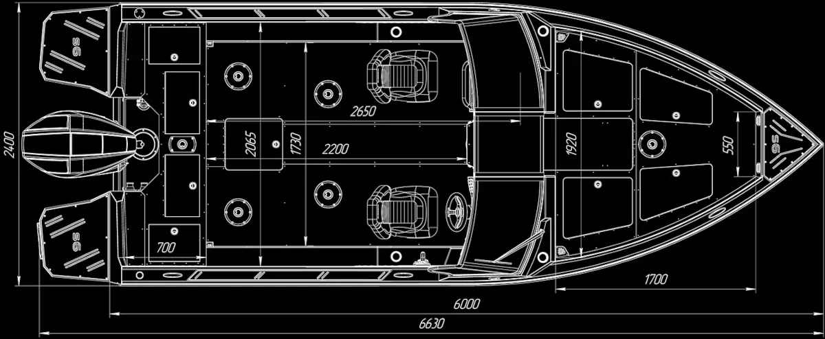 Катер Siberia S6 (модификация 1)
