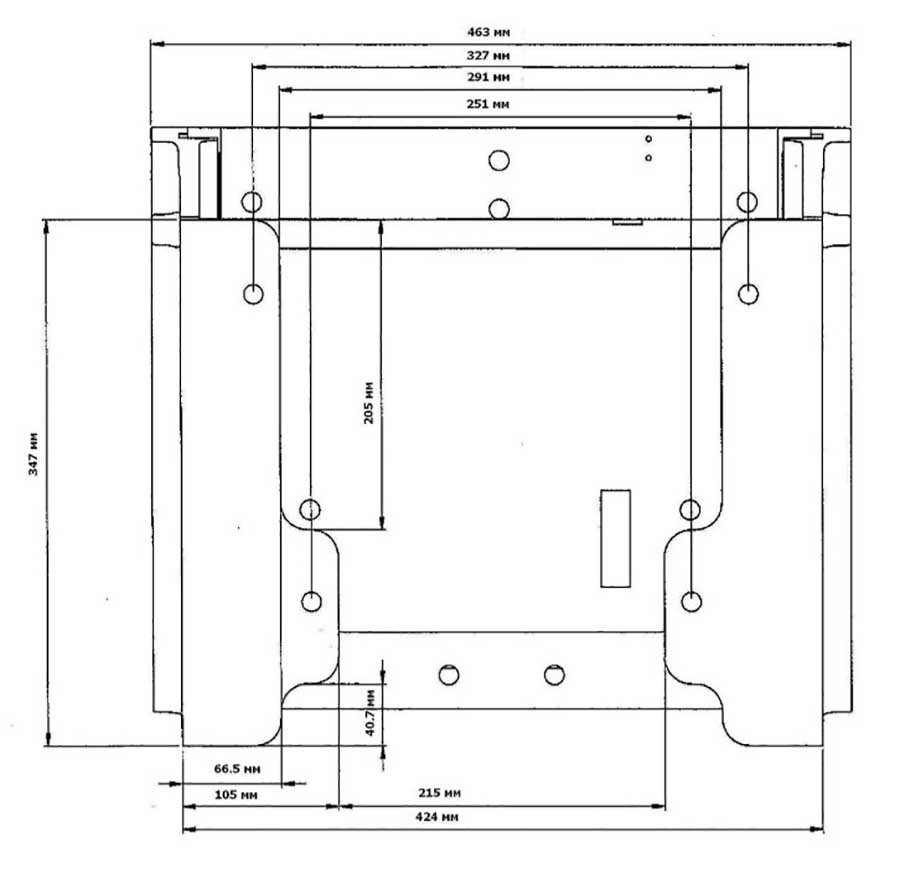 Подъемник мотора гидравлический Bob's Machine 50-300 л.с. вертикальный (Power-Lift)