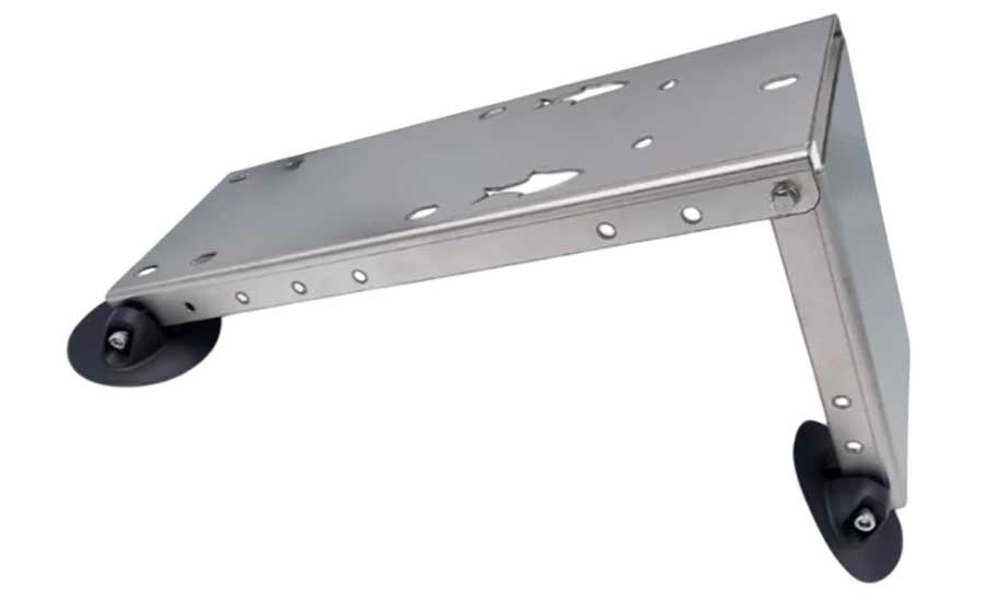 Платформа для крепления на лодку якорной лебедки, нержавеющая сталь