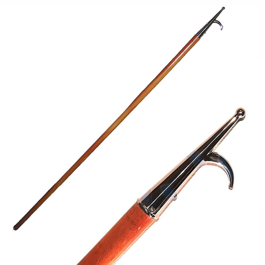 Багор (крюк отпорный) 210 см, с деревянной ручкой.
