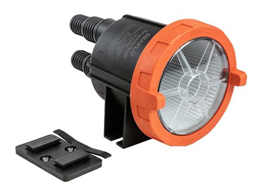 Фильтр забортной воды SeaFlo под шланг 25/32/38 мм, пластик