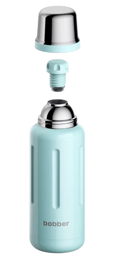 Термос Flask-1000 Light Blue с узким горлом, 1 л