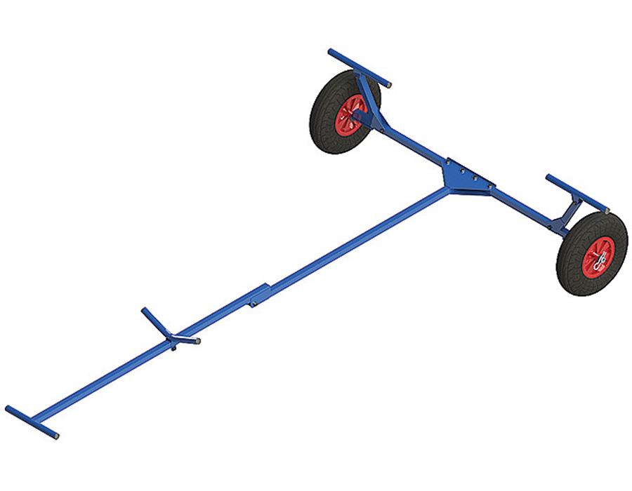 Тележка складная для транспортировки лодки массой до 80 кг 