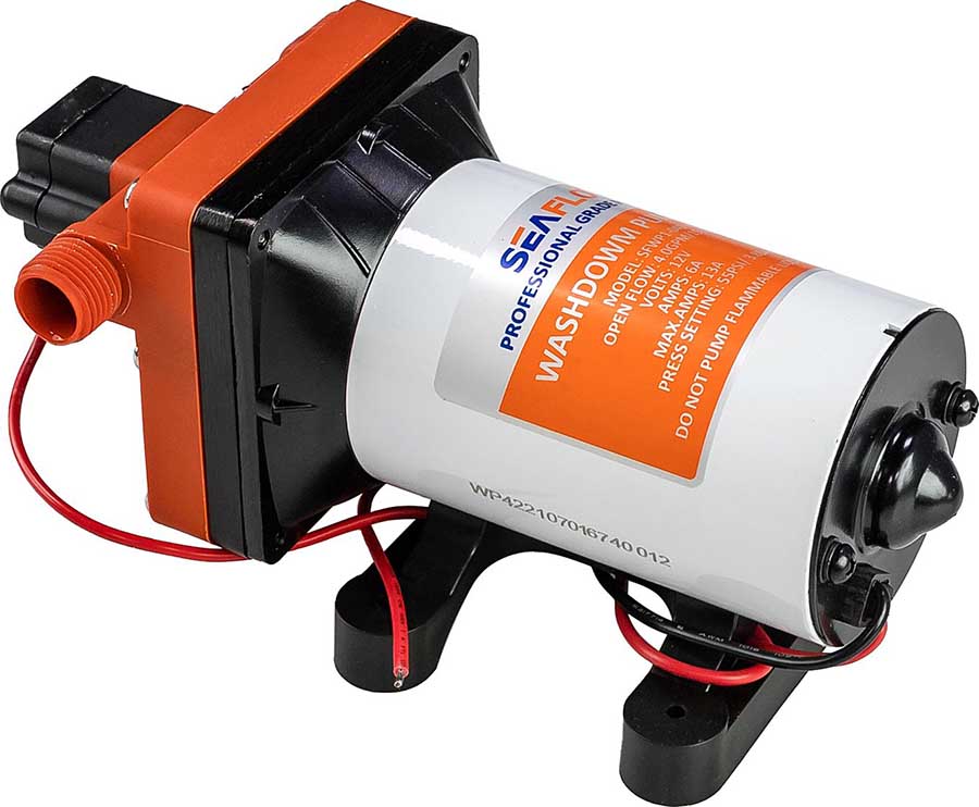 Помывочный комплект SeaFlo 12 В, 15 л/мин, 3.8 бар