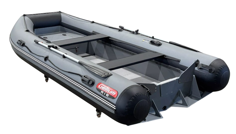 Лодка РИБ ПНД Роджер Гелиум 3800 (низкий борт), серый, ЕАС