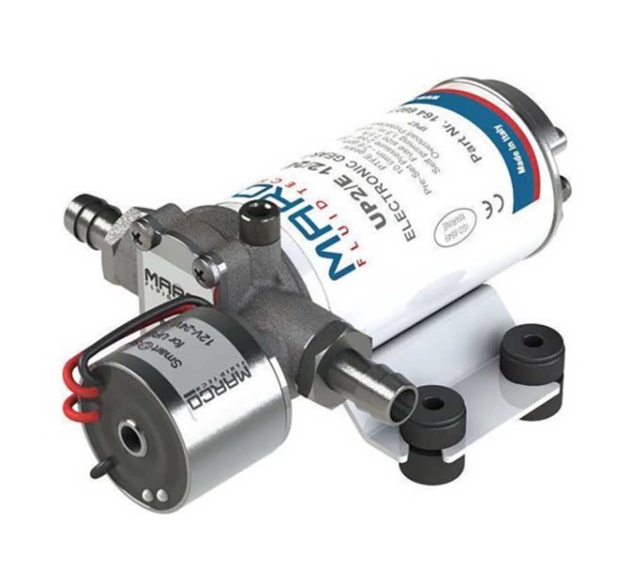 Помпа водоподающая шестеренчатая Marco UP2/E, 10 л/мин, 12/24 В