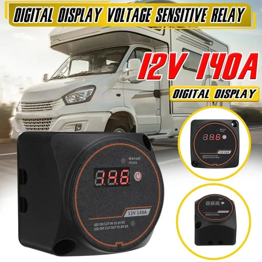 Зарядное реле для 2-х АКБ, 12В/140А