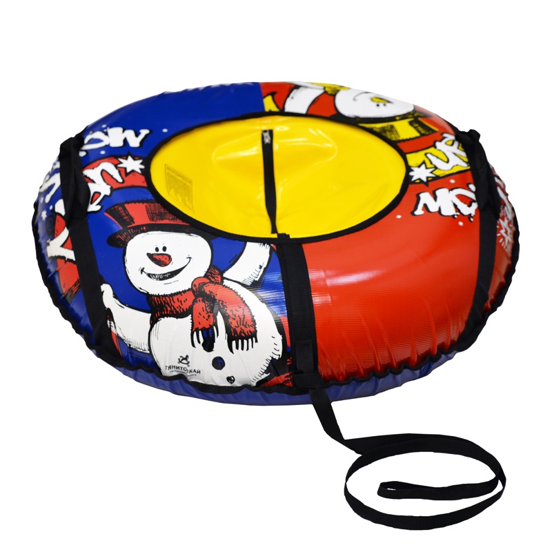 Тюбинг-ватрушка Снеговик 93 см. (до 80 кг.)