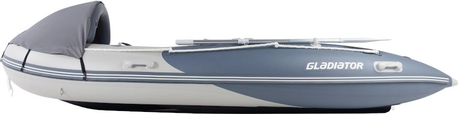 Надувная лодка ПВХ Гладиатор E 380 TR Air (тримаран, НДНД)