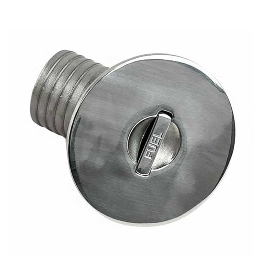 Горловина заливная угловая для бензина Marine Rocket, под шланг 38 мм