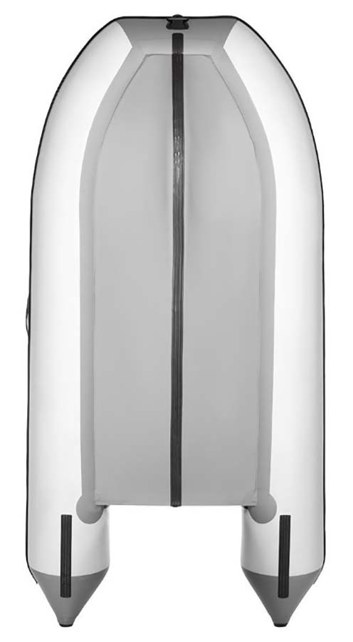 Надувная лодка ПВХ Алтай 340 L, пайол, белый/серый