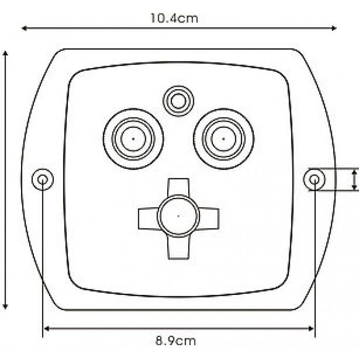 Пульт управления проводной (джойстик) 2-х скоростной.