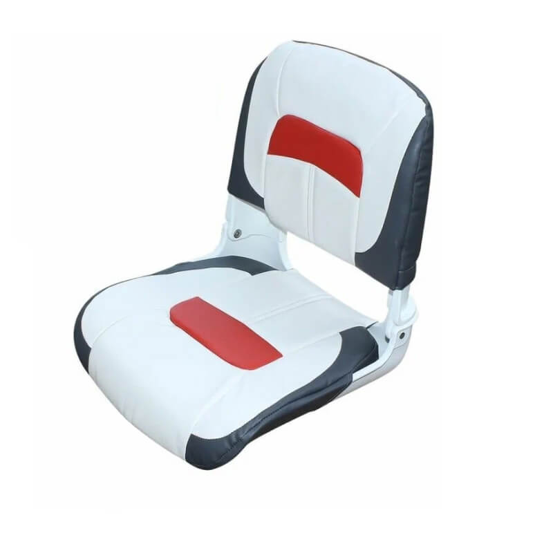 Кресло Low-back, арт. 76224 (бело-серое с красным)
