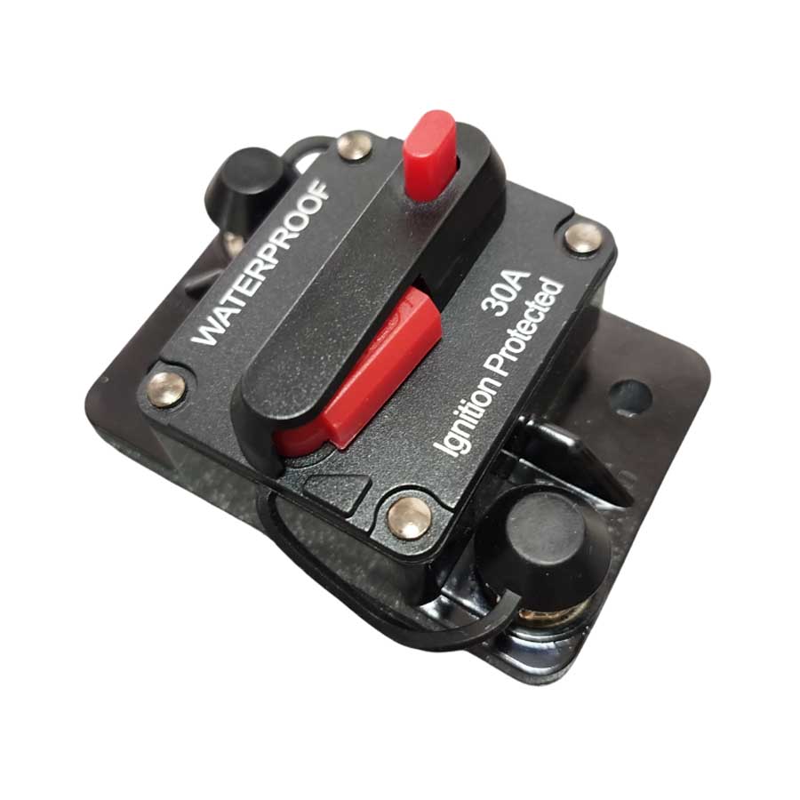 Автоматический предохранитель 30 А, IP67, с кнопкой сброса