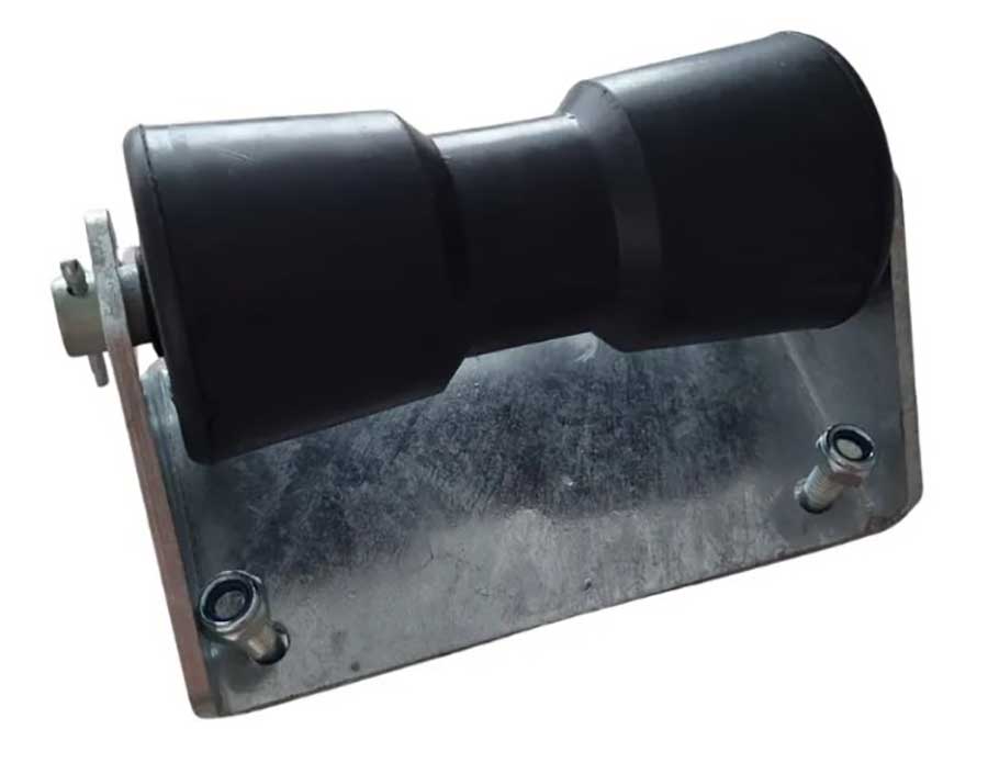 Килевой ролик с кронштейном на балку 40х60 мм, для лодочного прицепа 