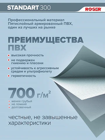Надувная лодка ПВХ Роджер Стандарт 3000 с привальным брусом, зеленый