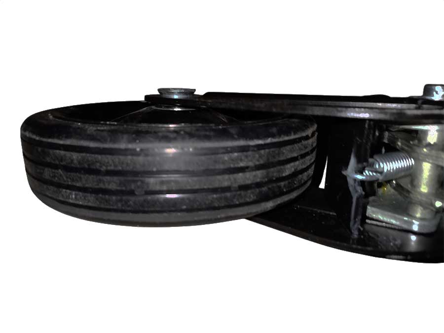 Колесо опорное для прицепа автоматическое, стойка Ø73 мм, 800 кг