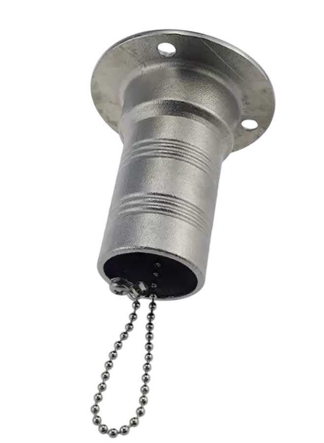 Горловина заливная для топлива Fuel, 38 мм, нержавеющая сталь