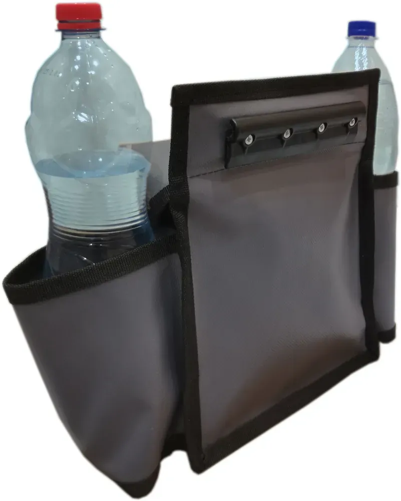 Сумка-органайзер с бутылкодержателем для лодки ПВХ с креплением на ликтрос