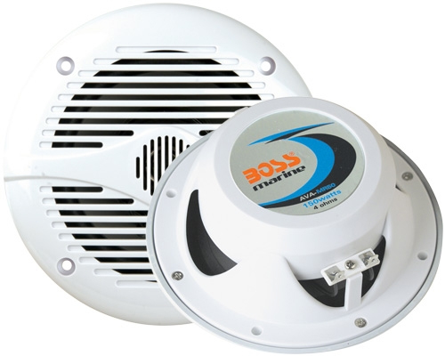 Динамики Boss Audio MR60W (пара), 200 Вт, белые