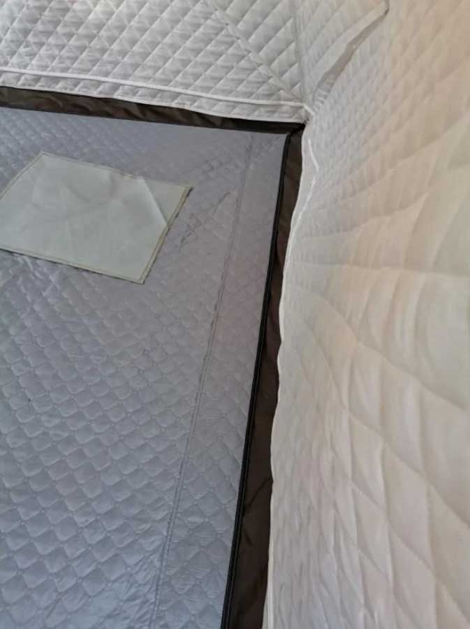 Палатка (баня) 2.4х2.4х2.2, 4-х слойная, для зимней рыбалки МирКемпинг