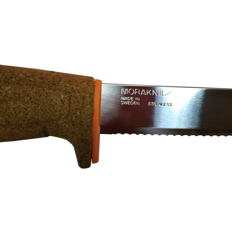 Нож Morakniv Floating Serrated Knife, нерж. сталь, пробковая ручка