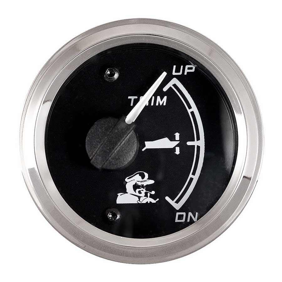 Трим-указатель Johnson/Evinrude/Suzuki, 0-88 Ом, черный циферблат, ∅ 52 мм