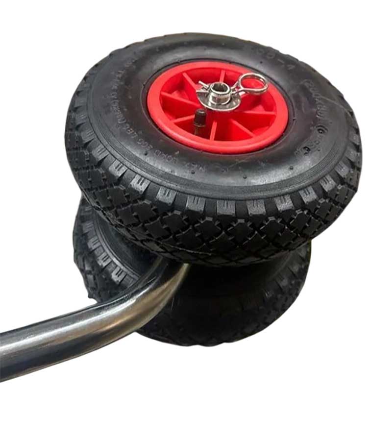 Набор дополнительных транцевых колёс (пара) для создания двойного шасси (ось 20 мм, Ø260 мм)