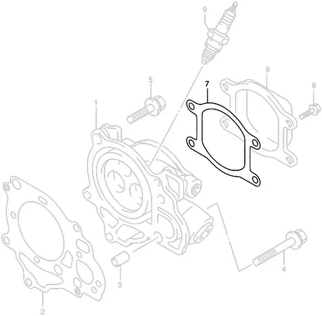 Прокладка крышки головки блока цилиндра Suzuki