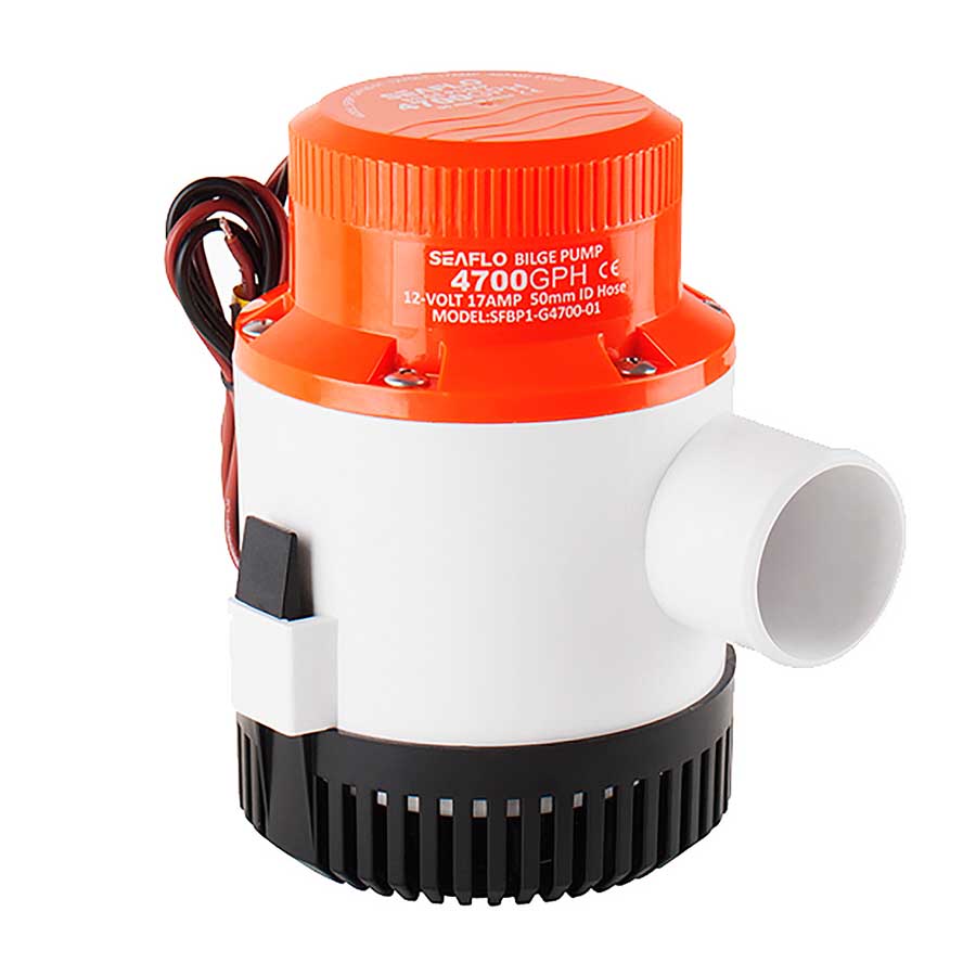 Помпа осушительная SeaFlo 4700 GPH (296 л/мин), 12 В, SFBP1-G4700-01