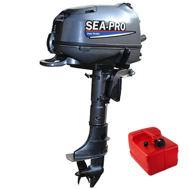 Лодочный мотор SEA-PRO F 5S (аналог Ямаха 4-х 5 л.с., встр. бак + выносной 12 л.)