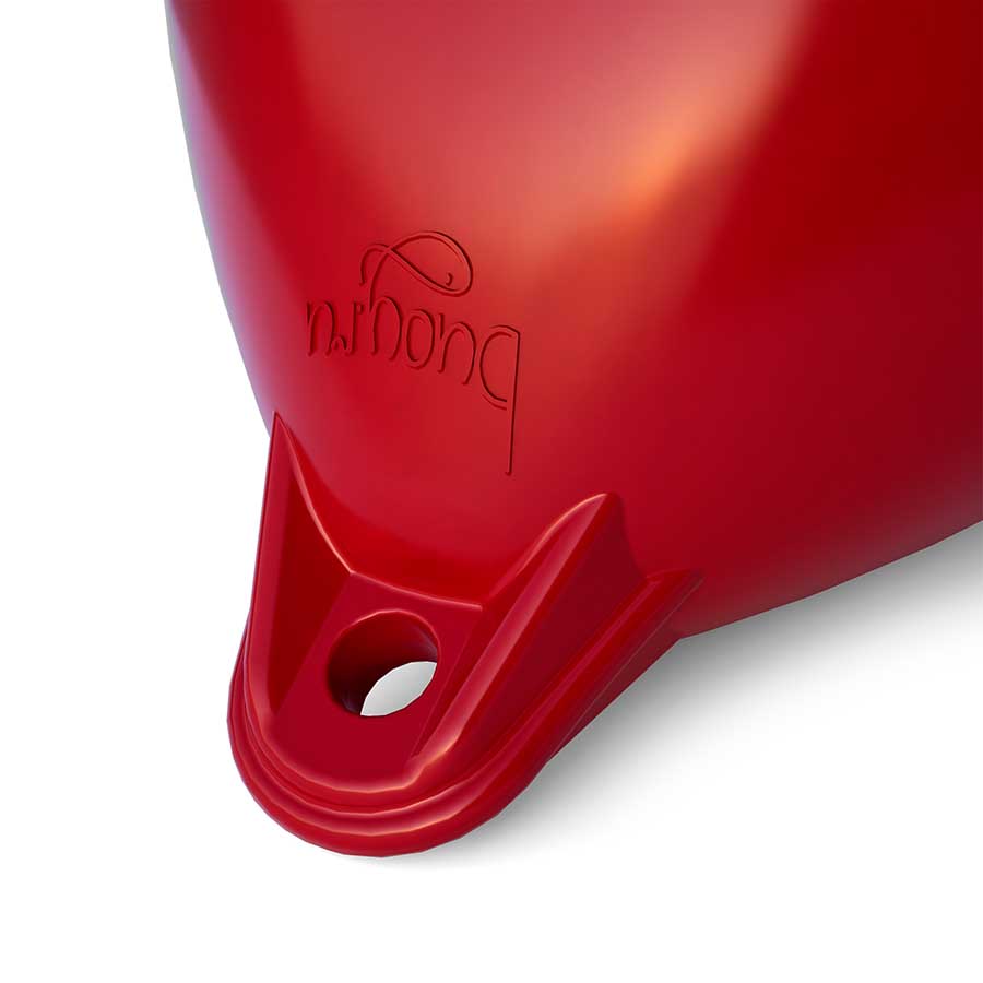 Буй пластиковый маркерный BUOY Ø450х630 мм с подсветкой и солнечной батареей, красный