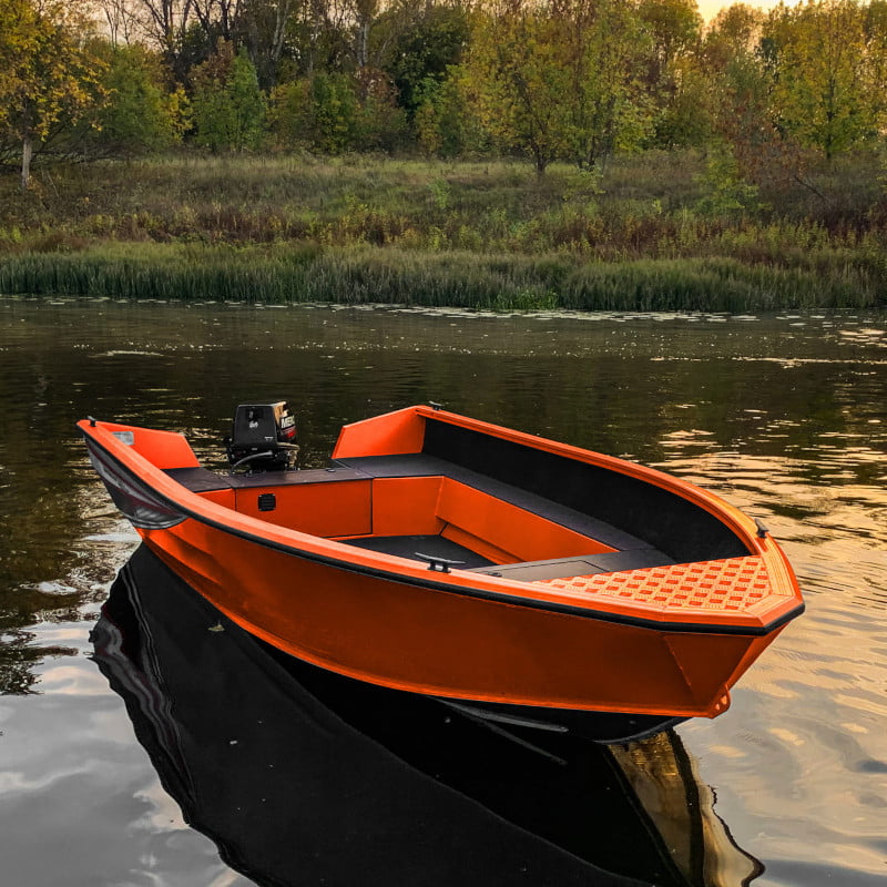 Лодка алюминиевая ВиндБот 4.2 EVO (S нога)