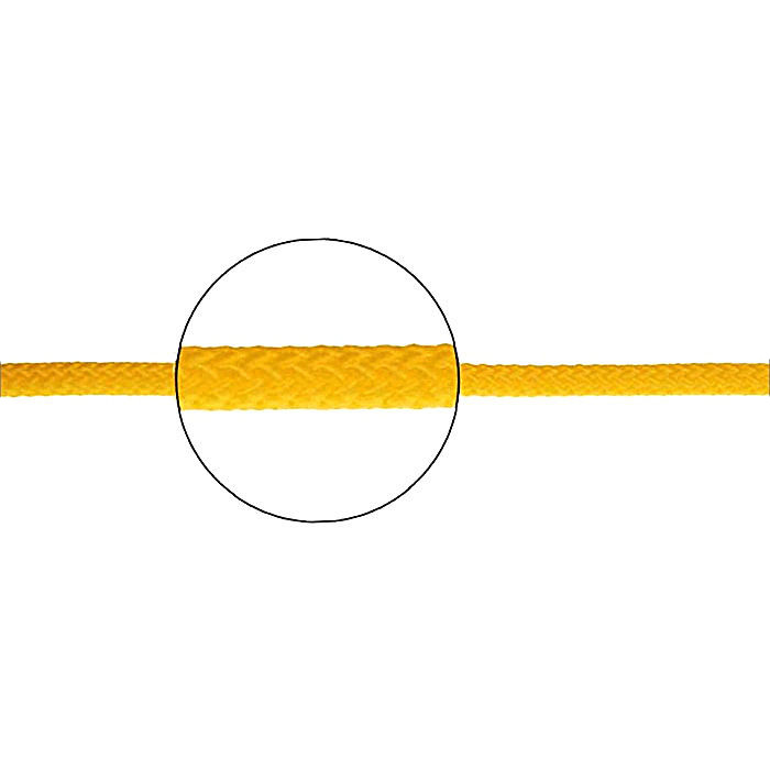 Линь плетеный плавающий 6 мм., 25 метров.