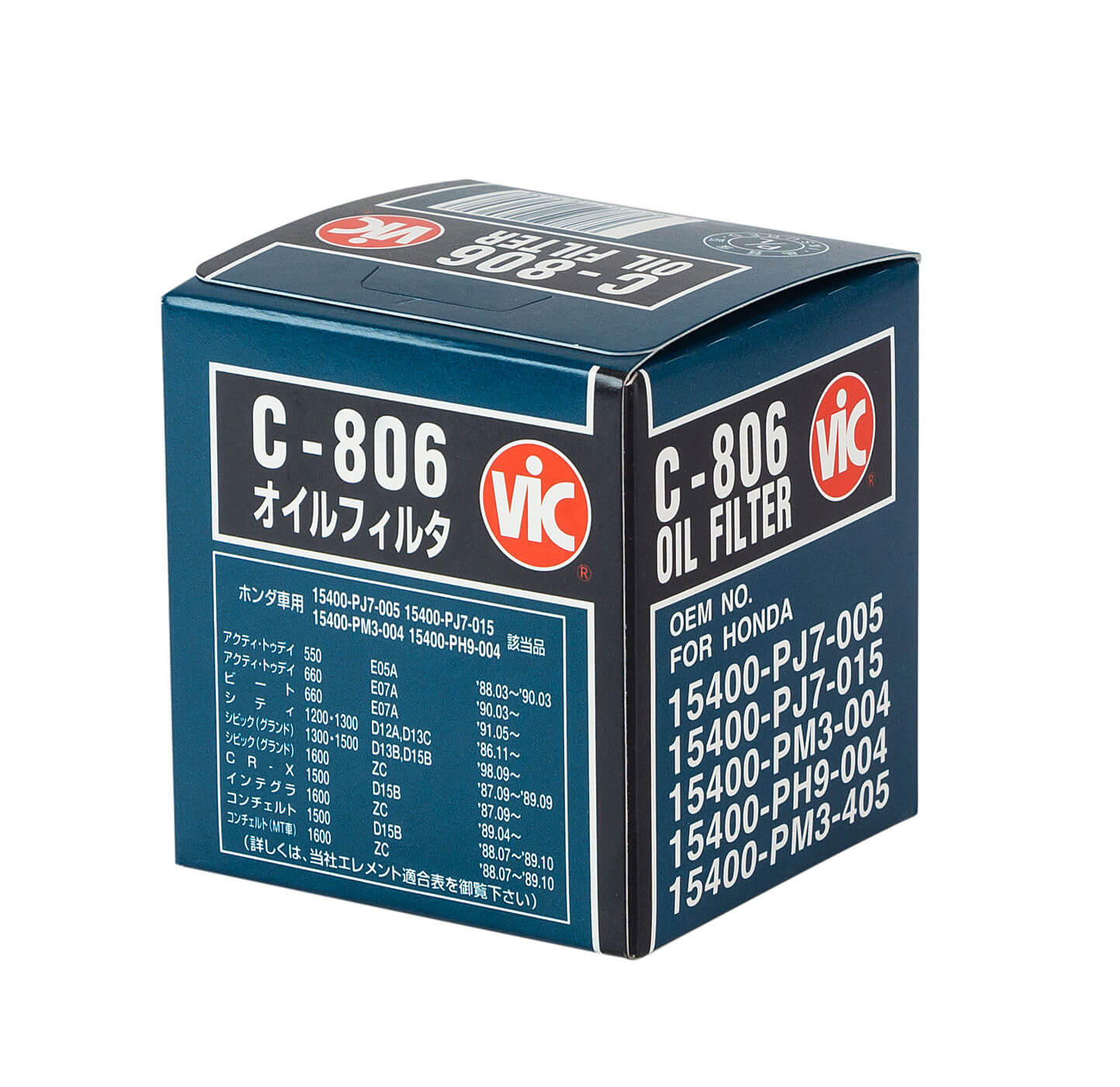 Фильтр масляный VIC C-806 (Хонда BF8-50, Ямаха F9.9-115, Меркури EFI 8-30 )
