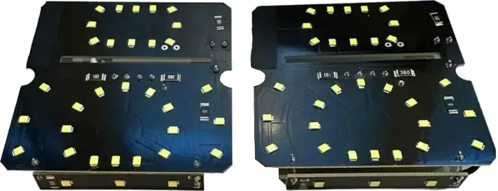 Светодиодная плата для заднего фонаря прицепа с подсветкой номера (комплект, 2 шт.)