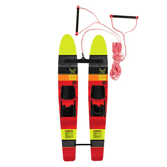 Детские водные лыжи с соединительной планкой Hot Shot Trainers