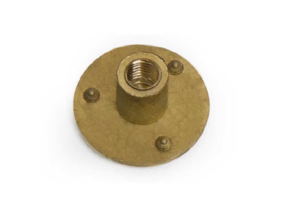 Т-гайка глухая, М8, h15 мм, латунь