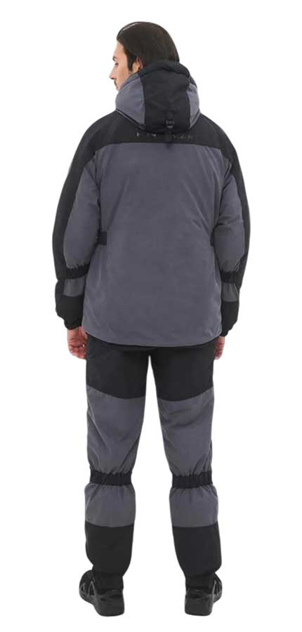 Костюм зимний Хантсмен Горка-Люкс -25°С серый (ткань Исландия)