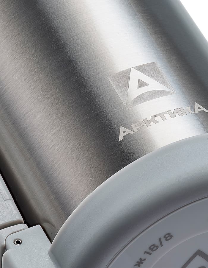 Термос Арктика 205-1000 с широким горлом и ручкой, 1 л