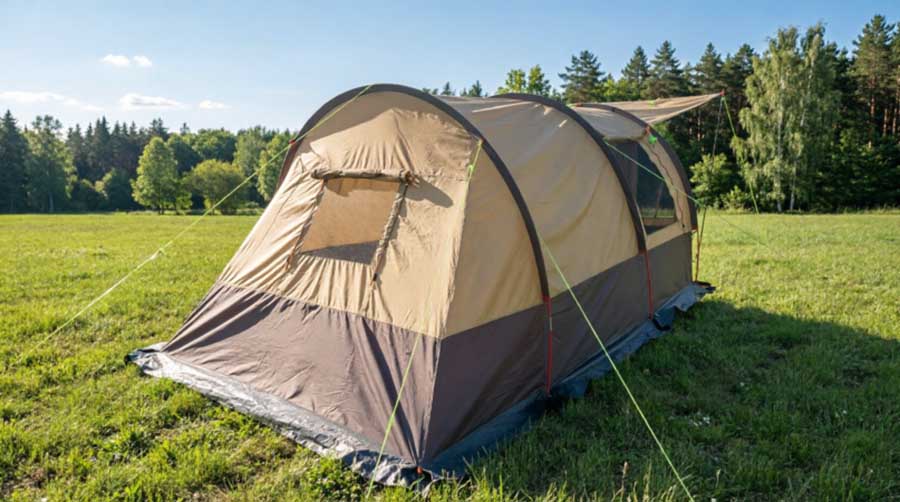 Палатка кемпинговая 6-ти местная MirCamping 1800-6, 350х220х160 см