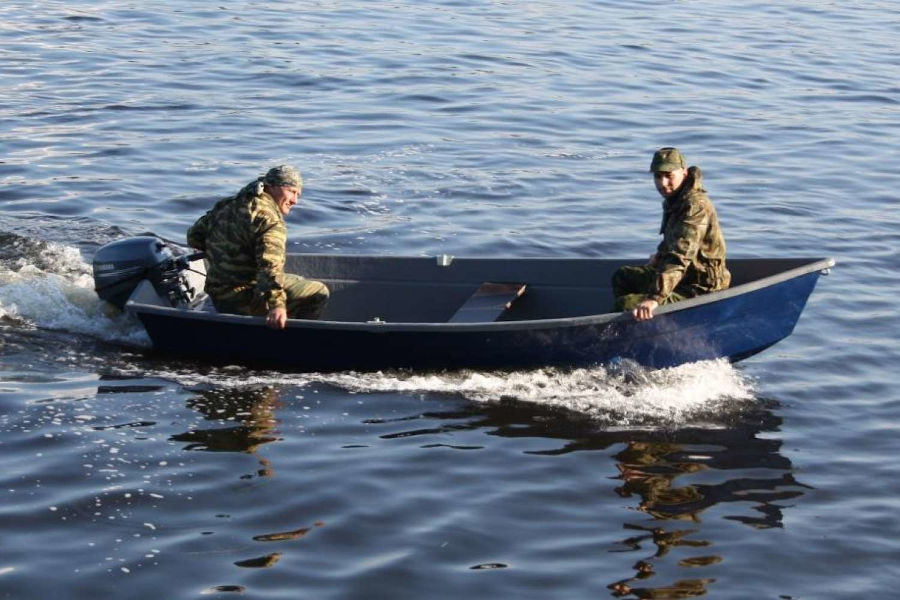 Лодка стеклопластиковая Мираж 370 "Пескарь".