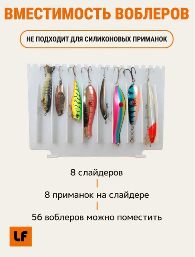 Ящик под воблеры и блесна Lodfort 70 